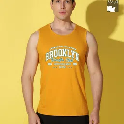 WOOSTRO Men Pack of 2 Typography Printed Round Neck Cotton Slim Fit Sports T-shirts-image-85