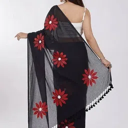 NIRAVE FASHION Floral Saree image 4