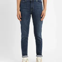 levi's Women's 711 Blue Skinny Fit Mid Rise Jeans image 2