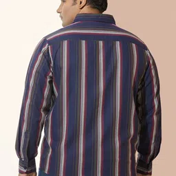 NEON CHILLIE Men Striped Casual Shirt image 4