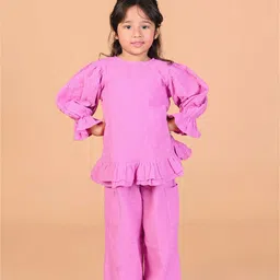 Nature Nook Kids Girls Top with Trousers-image-58
