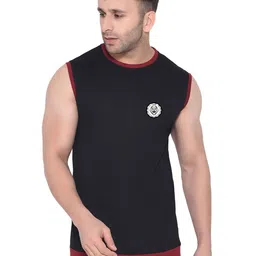 Blisstone Men Solid Round Neck Slim Fit T-shirt-picture-17