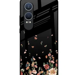 QRIOH Floating Floral Print OnePlus Nord CE4 Lite 5G Impact Resistant Back Case-picture-18