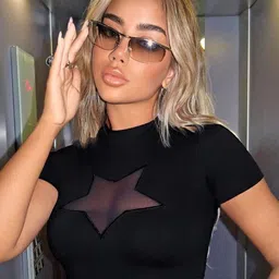 Stylecast X Slyck High Neck Fitted Crop Top-picture-11