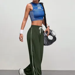 RAJOVATI Women Solid Relaxed Fit Track pant image 5