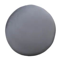 Shadowkart Grey Wooden Round Shaped Pouffe Ottomans image 4