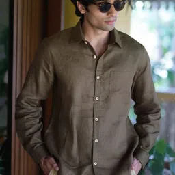 Creatures of Habit Men Classic Opaque Casual Shirt-image-80
