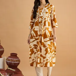 Anouk Mirage Women Floral Embroidered Kurta-picture-41