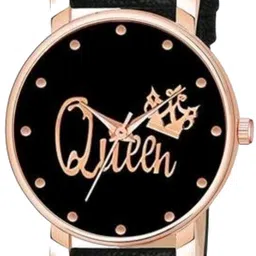 Miss Perfect Women Embellished Dial & Leather Textured Straps Analogue Watch Cvv337 image 4