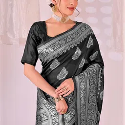 Moda Rapido Woven Design Zari Silk Cotton Kanjeevaram Saree image 3