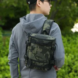 StyleCast x Revolte Men Camouflage Backpack image 3