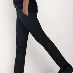 Marks & Spencer Men Solid Mid-Rise Slim Fit Trousers image 2