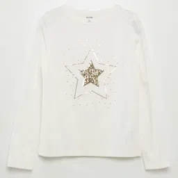 KIABI Girls Printed Extended Sleeves T-shirt-picture-48