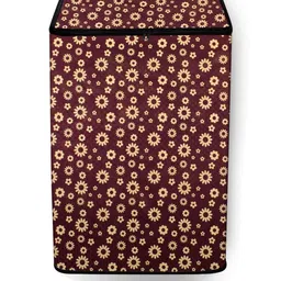 The Furnishing Tree Coffee Brown PVC Washing Machine Covers-picture-29