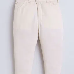 FOURFOLDS Boys Embellished Mandarin Collar Single-Breasted Three-Piece Suit image 4