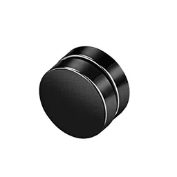 Teeragaj Unisex Stainless Steel Circular Shaped Double Sided Studs image 2