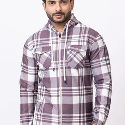 GEE 5 Men Checked Woollen Sporty Jacket-picture-26