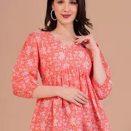 Zenava by Myntra Floral Print Cotton Top-picture-10