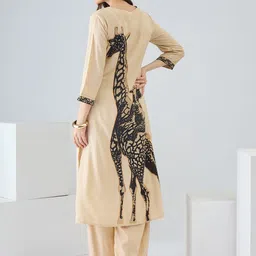 Indo Era Printed V-Neck Top & Palazzos Co-Ords image 4