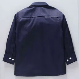 Babyhug 3 Piece Party Suit With Bow Tie - Navy Blue Black image 5