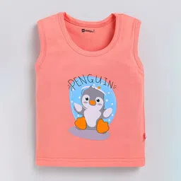 MoonKids Infants Pack Of 3 Printed Cotton Basic Vests image 2