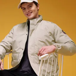 HERE&NOW Mock Collar Padded Jacket-picture-11