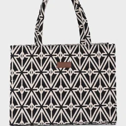 MINI WESST Printed Structured Tote Bag image 1
