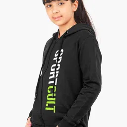 ariel Girls Printed Hooded Sweatshirt image 2