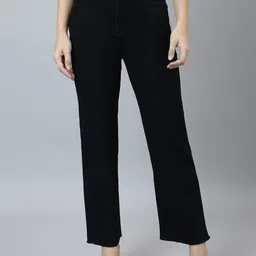 The Roadster Lifestyle Co Women Flared  Fit High Rise Stretchable Jeans-picture-22