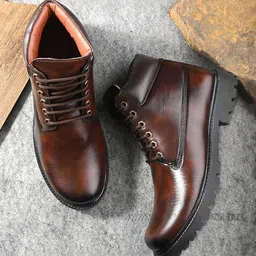 Layasa Men Leather Winter Boots-image-15