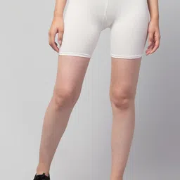 DRAXSTAR Women Pack Of 2 Skinny Fit Low-Rise Cycling Sports Shorts image 5