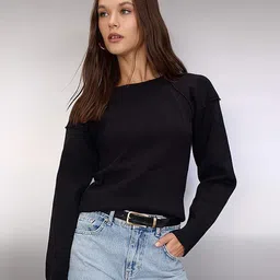 Trendyol Women Round Neck Pullover Sweaters-picture-26