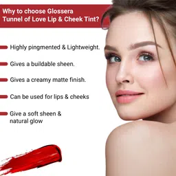 glossera Tinted Ceramide Lip Balm with SPF50 PA+++ - Kojic Acid & Niacinamide 2 Pack Strawberry image 2