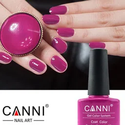 CANNI Gel Color System Coat Color Soak-Off UV & LED Nail Polish 7.3 ml-Elegant Rose 179 image 3