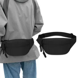 KRAPTICK Waist Bag | Fanny Pack & Crossbody Bag for Travel, Running, Hiking & Gym, Waterproof & Lightweight Belt Bag | Adjustable Money Belt & Waist Pouch for Men image 1