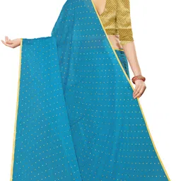 rhey Printed Bollywood Chiffon Saree image 4