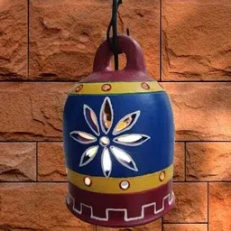 mypebblediary Bell shaped Terracotta Lampshade Ceiling Lights, Chandelier, Hanging Lights (Pendant Lights), Wall Lights Lamp Shade-picture-11