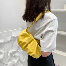 sappiero Yellow Women Messenger Bag Trendy and Versatile Bag Stylish Handbag & Ladies Purse for Women & Girls image 5