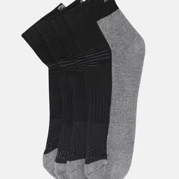 Puma Adults Black & Grey Pack of 2 Colourblocked Above Ankle Socks image 1