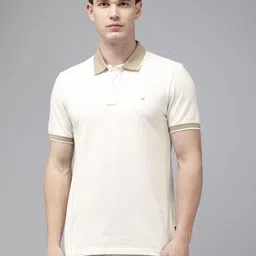 Blackberrys Solid Polo Collar T-shirt with Contrasting Collar-picture-18