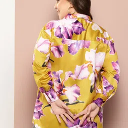 Sztori Plus Size Floral Print Casual Shirt image 4