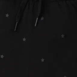 GAP Girls Black Regular Fit Printed Joggers image 4