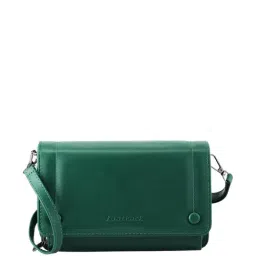 Fastrack Green Solid Small Sling Handbag-image-26