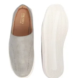 Fausto Men's Grey Mule Shoes image 4