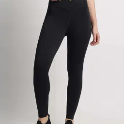 Reebok Black Skinny Fit Sports Tights-picture-31
