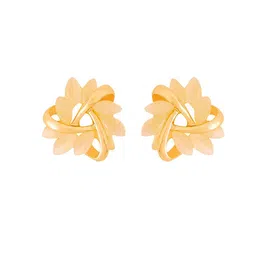 Yellow Chimes Gold Plated Studs image 2