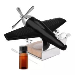 Cartronics Airplane Shaped Solar Powered Car Air Freshner Black-picture-8