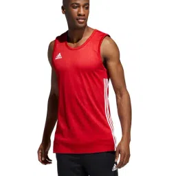 Adidas 3G SPEE REV JRS Red Regular Fit Basketball T-Shirt-picture-27