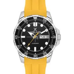 Daniel Klein Black Dial Analog Watch With Silicon Band - DK.1.13911-3-picture-1