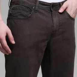 Jack & Jones Brown Cotton Regular Fit Jeans image 4